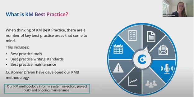 Our Knowledge Management (KM) methodology informs system selection, project build and ongoing maintenance